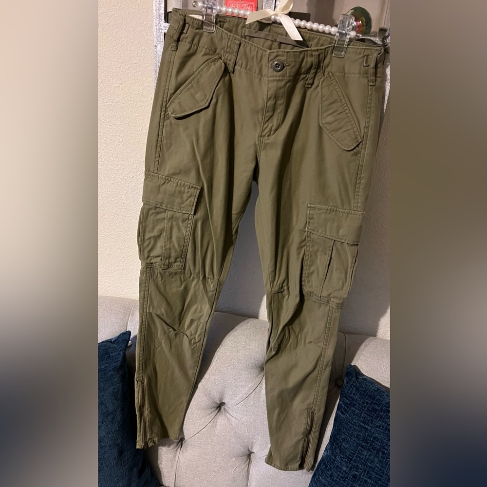Ralph Lauren Denim Jeans Women; Size: 30; Color: Olive; Used